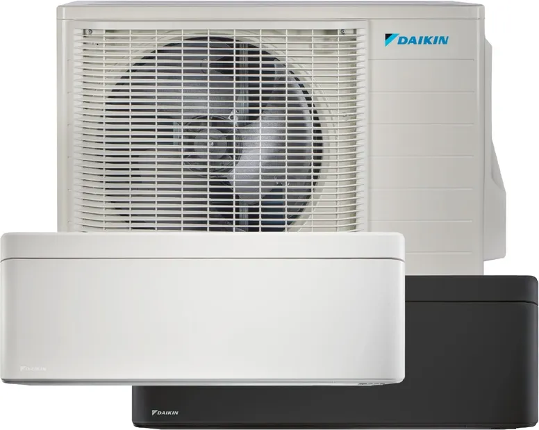 Õhksoojuspump Daikin Stylish välis- ja siseosa