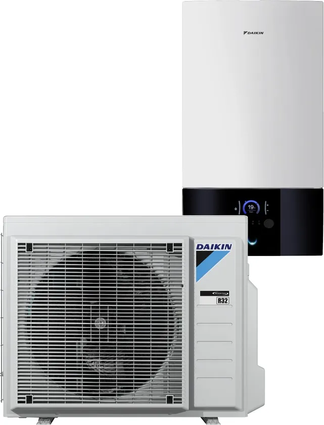 Õhk-vesi soojuspump Daikin Altherma 3 hüdroboks (ilma boilerita) ja välisosa