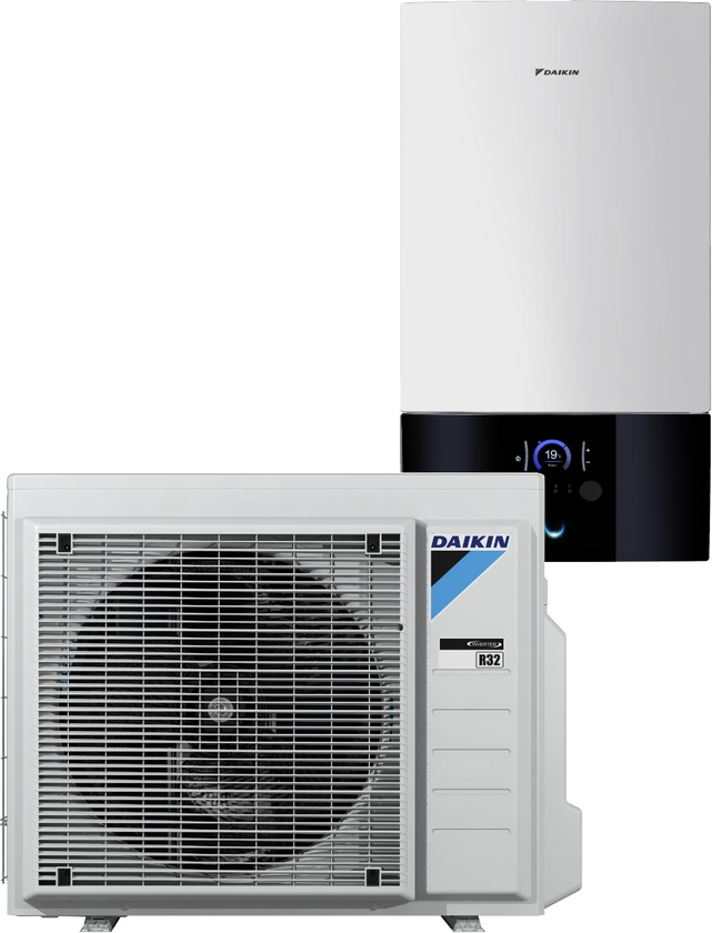 Õhk-vesi soojuspump Daikin Altherma 3 hüdroboks (ilma boilerita) ja välisosa