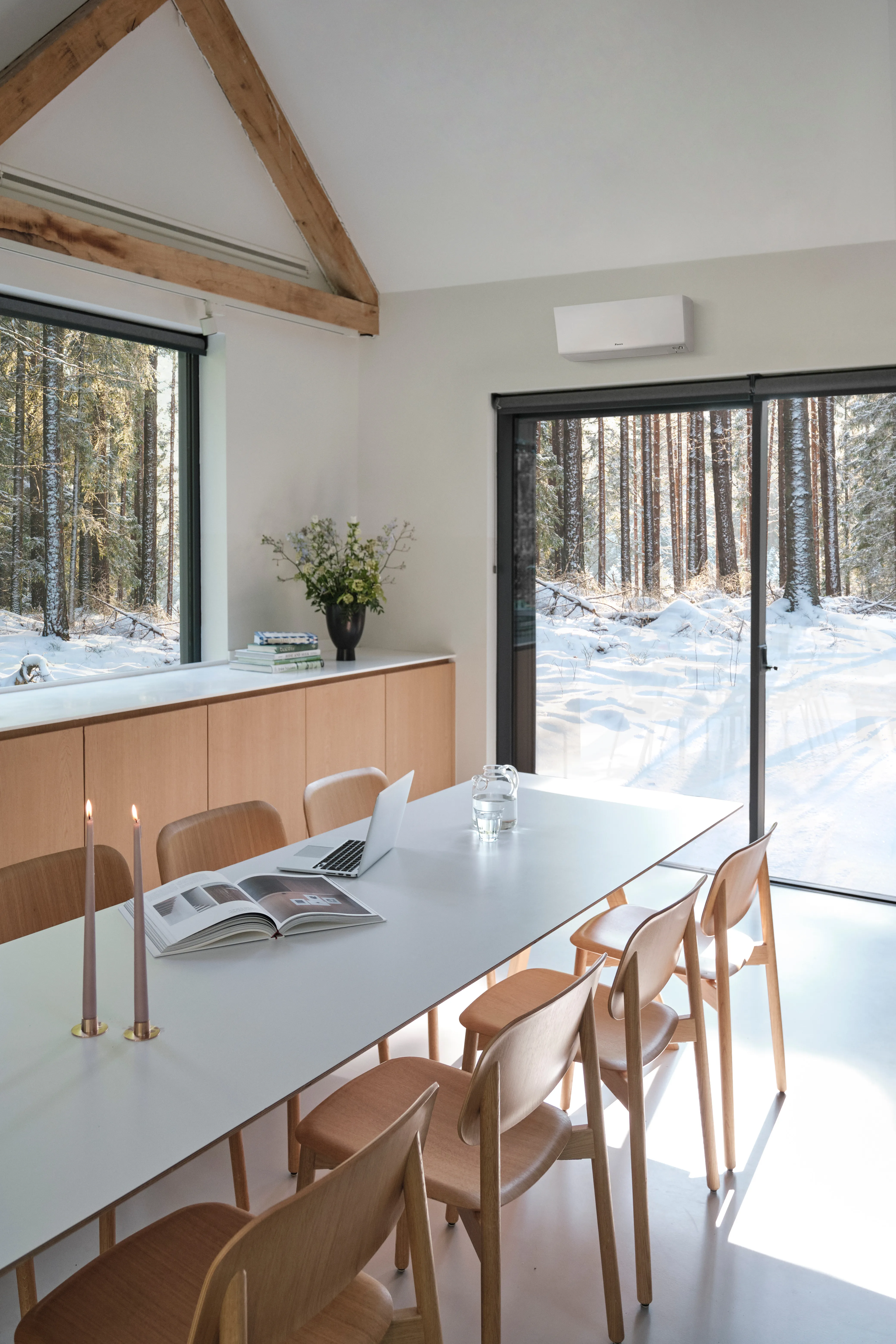 Õhksoojuspump Daikin Perfera — paigaldusnäide