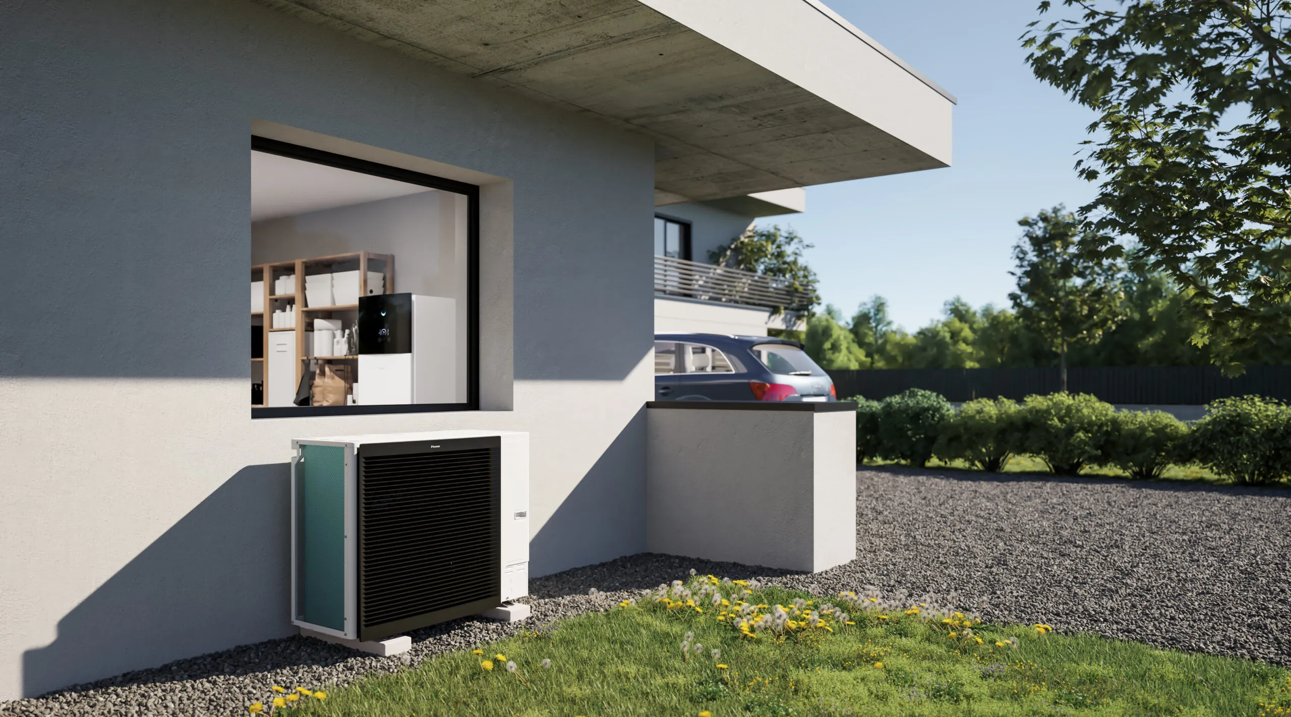 Daikin Altherma 3 R boileriga kodus