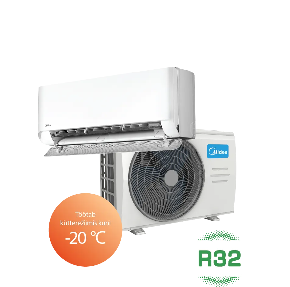 Õhksoojuspump Midea Breezeless E