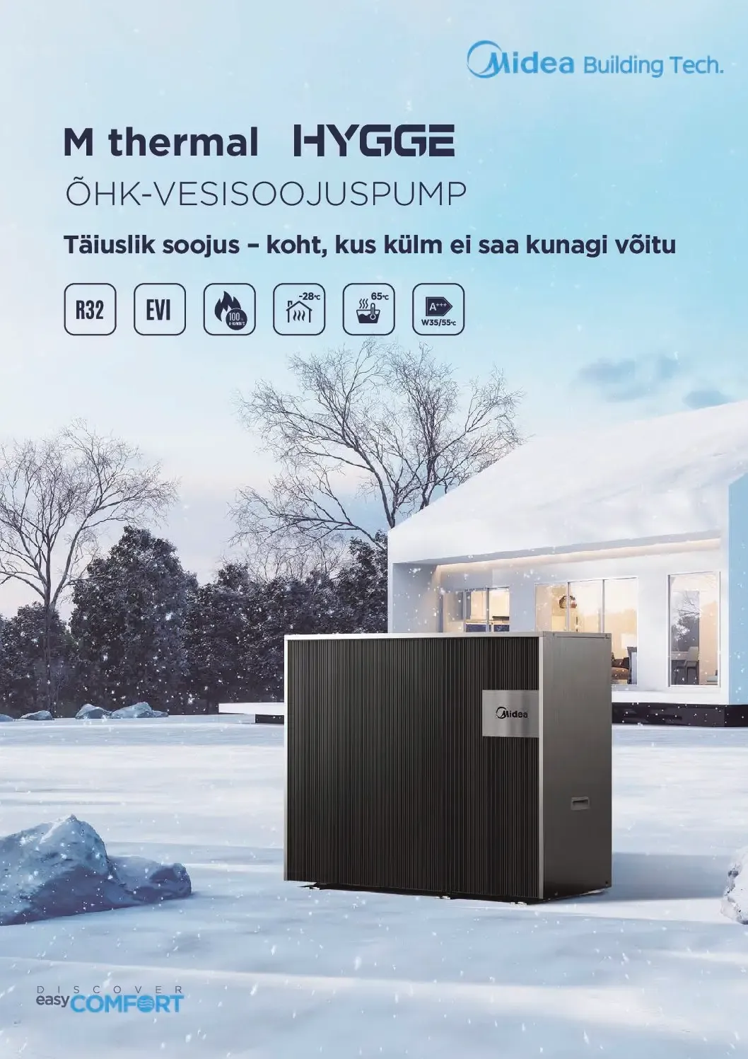 Õhk-vesi soojuspump Midea M Thermal Hygge